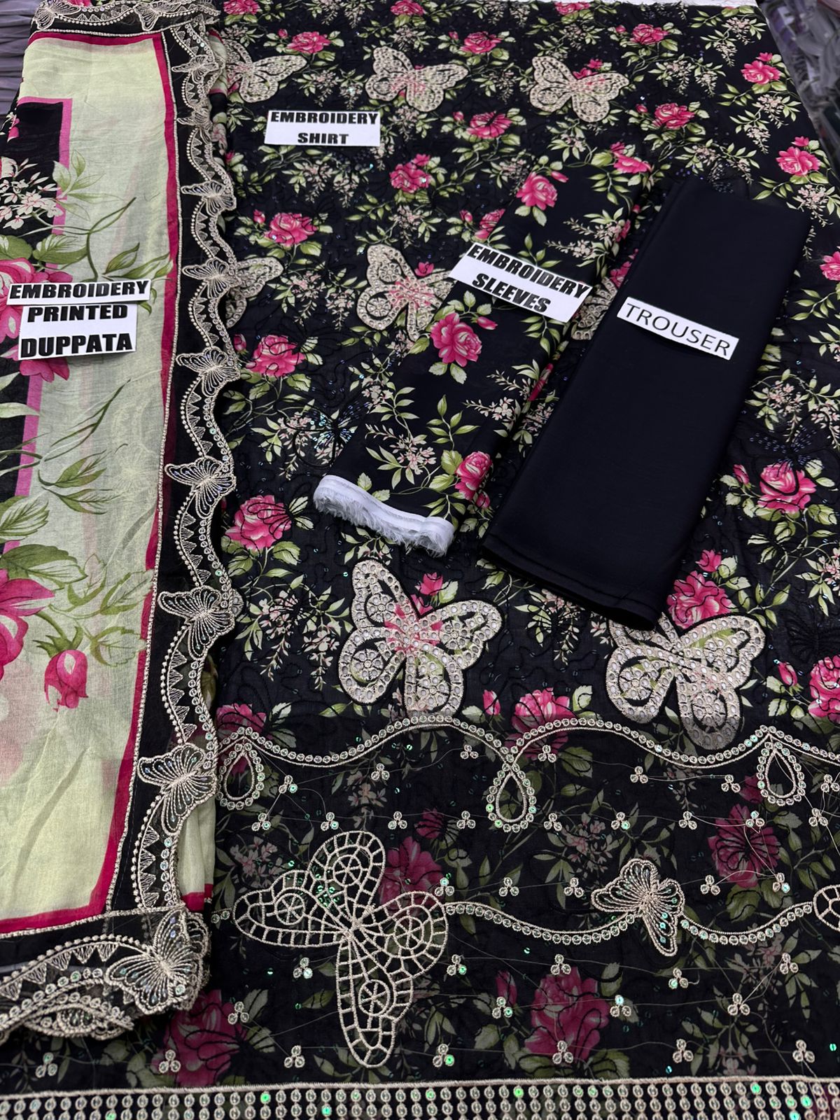 VOL 251 | KHAAS | DIGITAL PRINTED 3PC LAWN SHIRT, PRINTED TROUSER, PRINTED VOIL DUPATTA