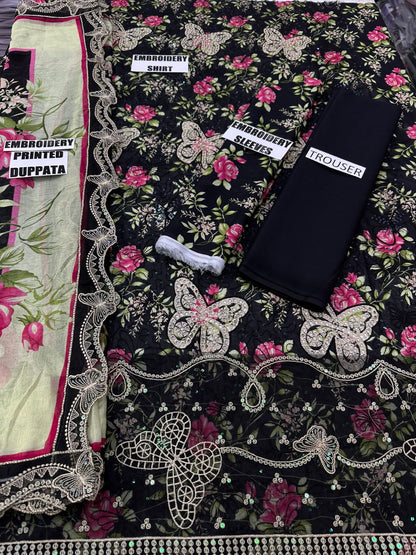 VOL 251 | KHAAS | DIGITAL PRINTED 3PC LAWN SHIRT, PRINTED TROUSER, PRINTED VOIL DUPATTA